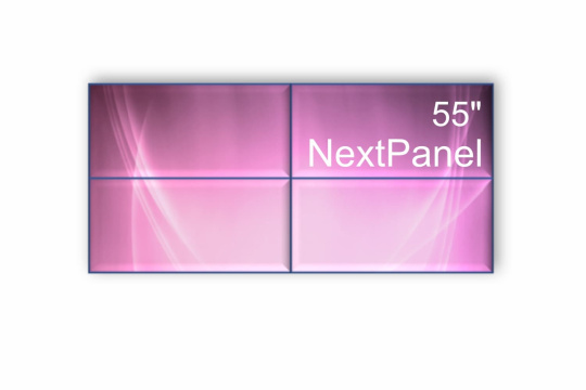 Изображение Видеостена 2x2 NexTouch NextWall55 55" VWLNV1N1855