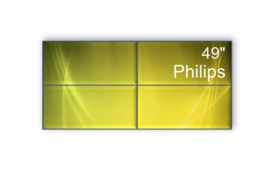 Изображение Видеостена 2x2 Philips 49" 49BDL2005X/00