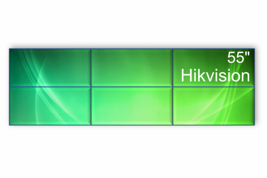 Изображение Видеостена 3x2 Hikvision 55" DS-D2055LU-Y