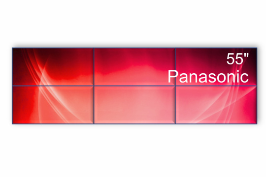 Изображение Видеостена 3x2 Panasonic 55" TH-55VF2W