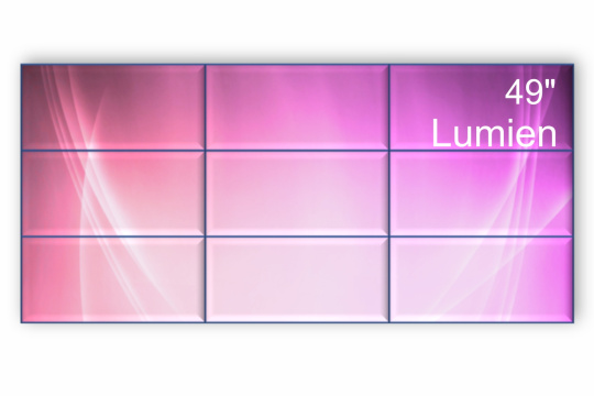 Изображение Видеостена 3x3 Lumien 49" LMW4935LLRU