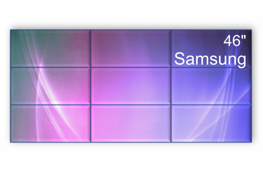 Изображение Видеостена 3x3 Samsung 46" VM46B-U