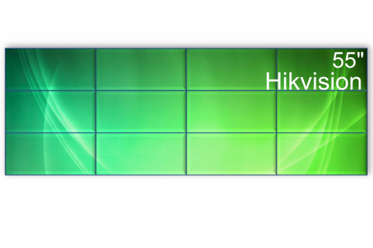 Изображение Видеостена 4x3 Hikvision 55" DS-D2055HU-Y